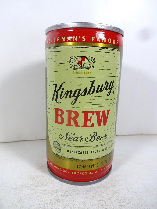Kingsbury Brew Near Beer - Heileman - crimped - Click Image to Close